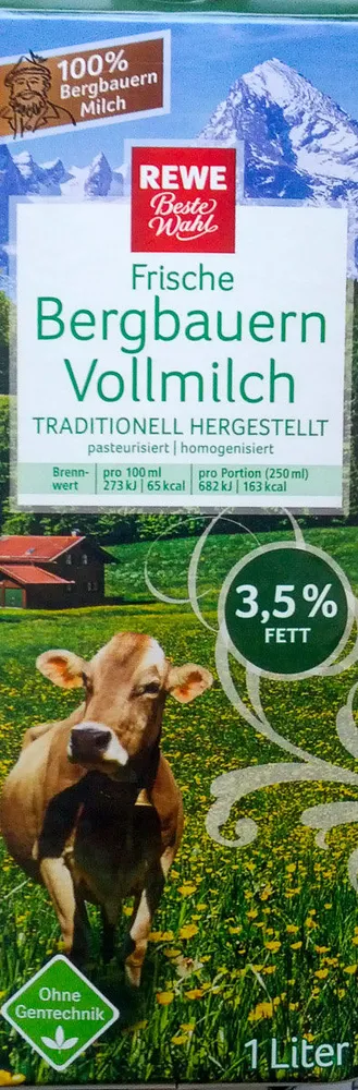 Frische Bergbauern Vollmilch