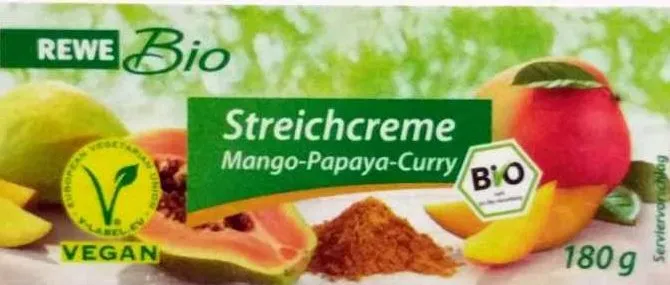 Brotaufstrich Mango, Papaya & Curry