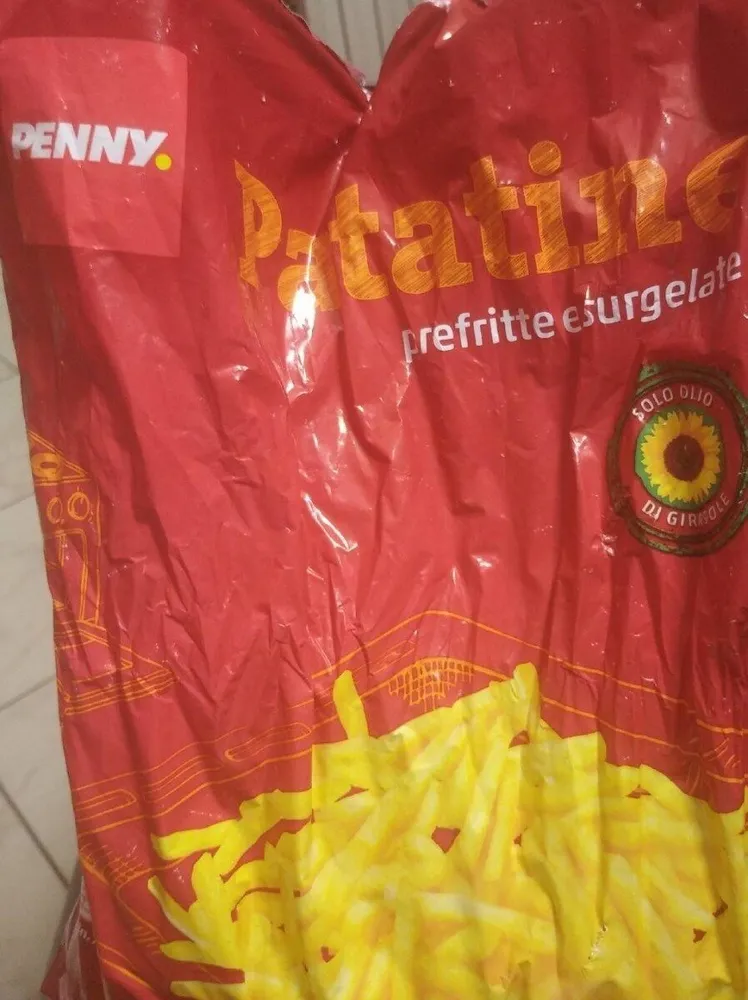 patatine prefritte e surgelate