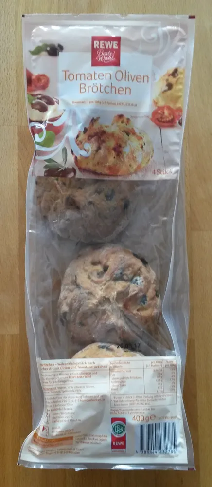 Tomaten Oliven Brötchen