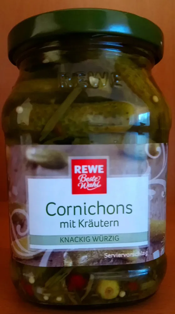 Cornichons mit Kräutern