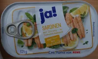 Sardienen Mit zitrone in sonnenblumenöl