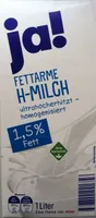 Fettarme H-Milch 1,5%