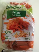 Rewe Bio Penne Rote Linsen