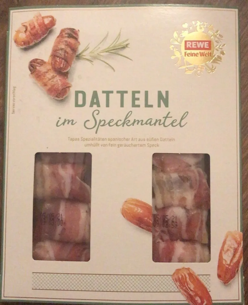 Datteln im Speckmantel