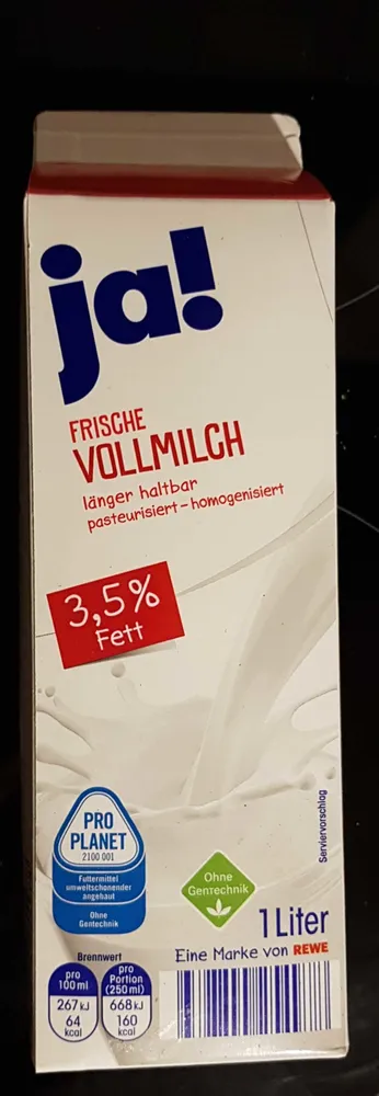 Frische Vollmilch 3,5%