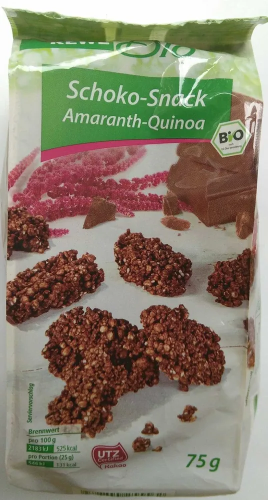 Schoko-Snack Amaranth-Quinoa