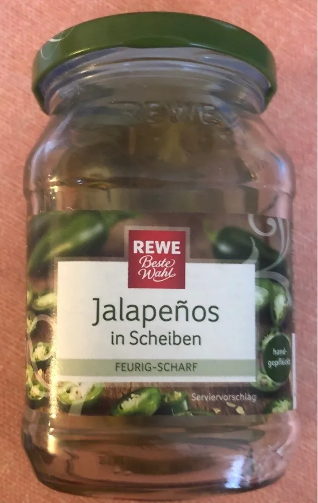 Jalapeños in Scheiben - feurig/scharf