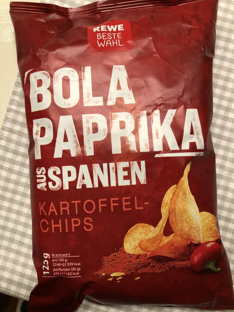 BOLA PAPRIKA aus SPANIEN KARTOFFEL-CHIPS