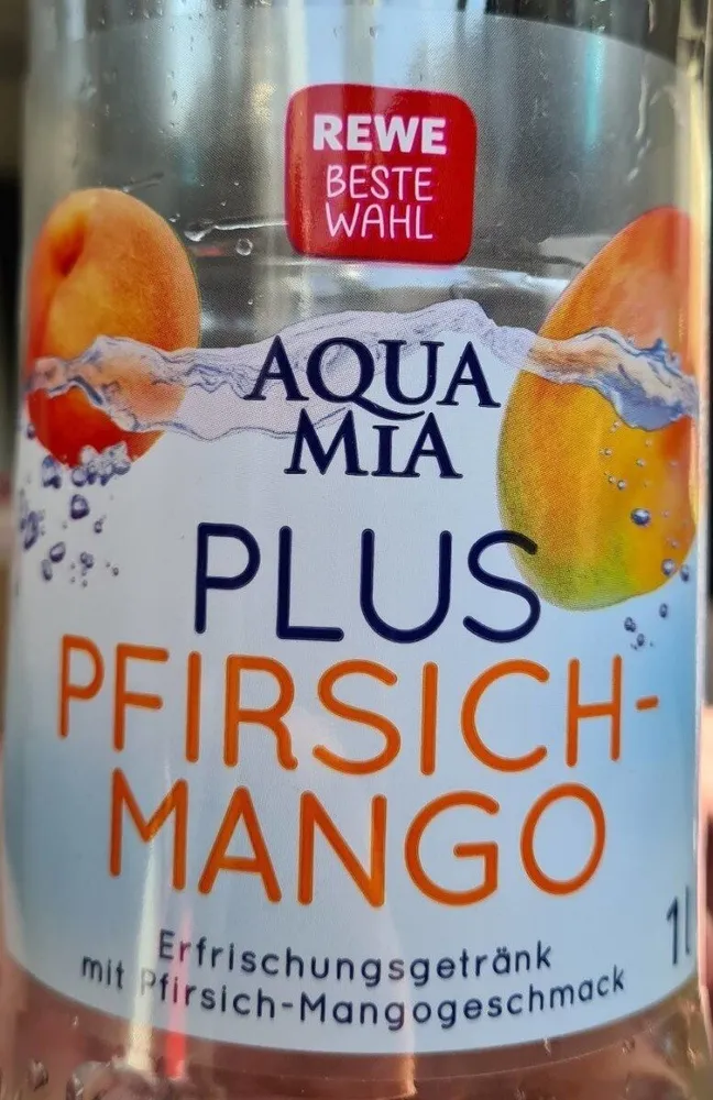 Pfirsich Mango Wasser