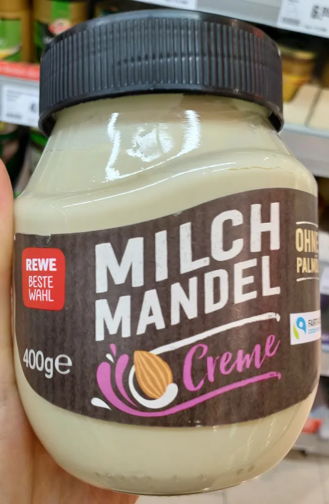 Rewe Beste Wahl Milch Mandel Creme