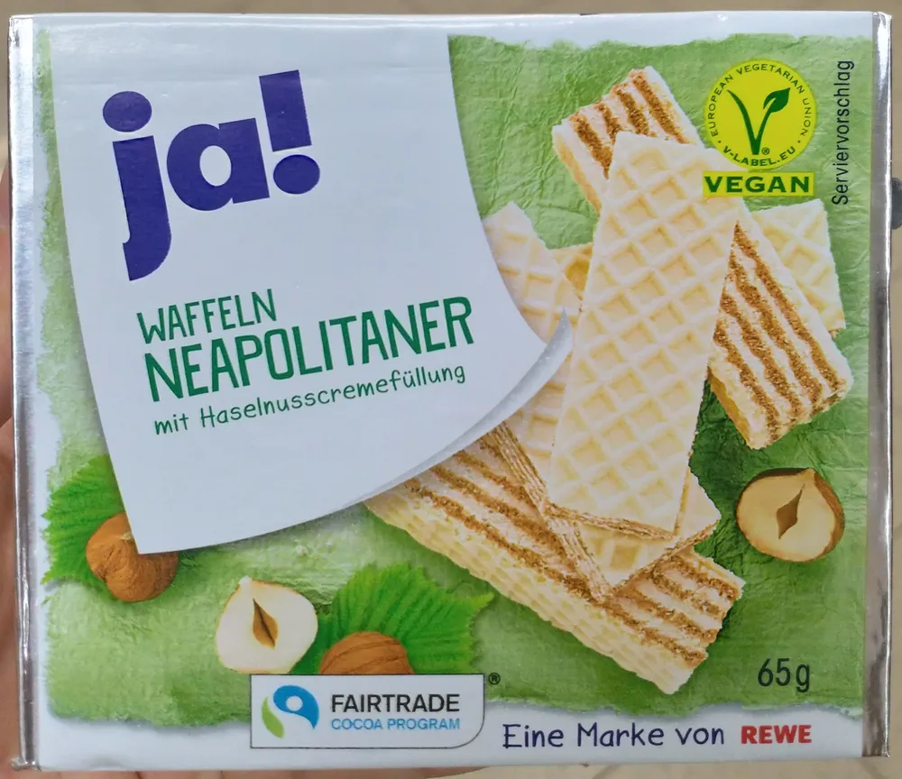 Waffeln Neapolitaner