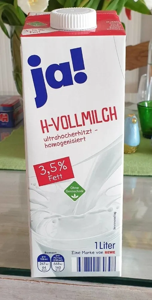 H-Vollmilch 3,5% Fett