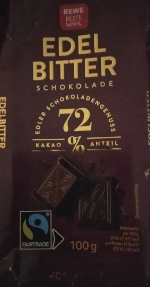 Edelbitter Schokolade