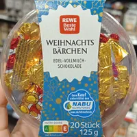 Weihnachtsbärchen Edelvollmilchschokolade