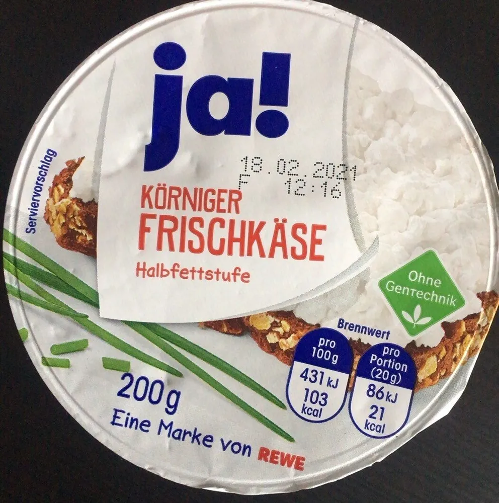 Körniger Frischkäse