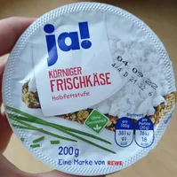 Körniger Frischkäse, Halbfettstufe