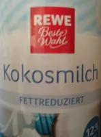 Kokosmilch fettreduziert