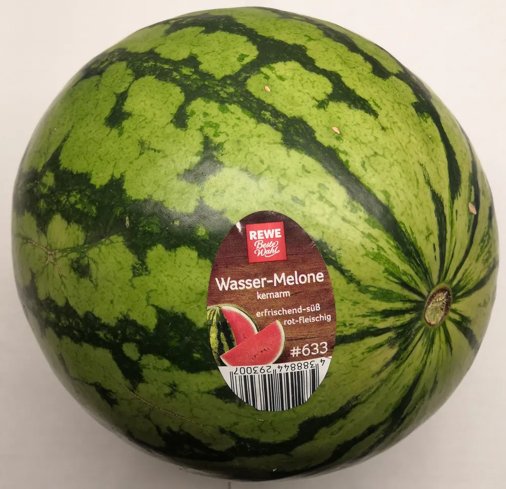 Wasser-Melone, kernarm, erfrischend-süß, rot-fleischig