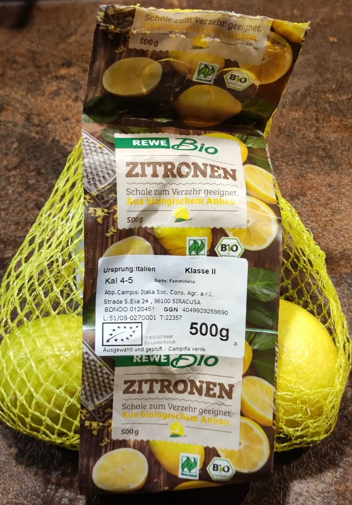Zitronen Bio