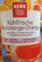 Kühlfrische Blutorange-orange, Direktsaft Mit Fruc. ..