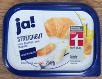 Ja! Streichgut aus Butter und Rapsöl