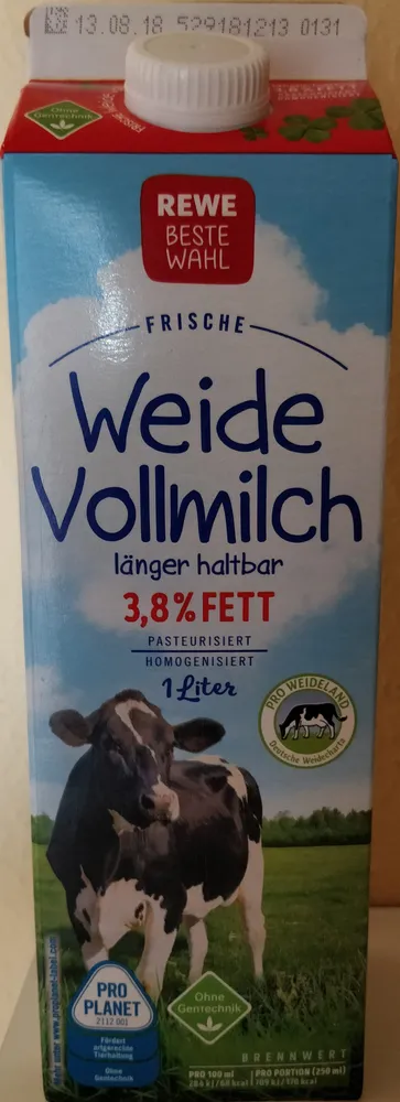 Weide Vollmilch