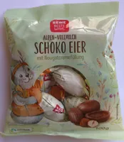 Schokoeier mit Nougatcremefüllung