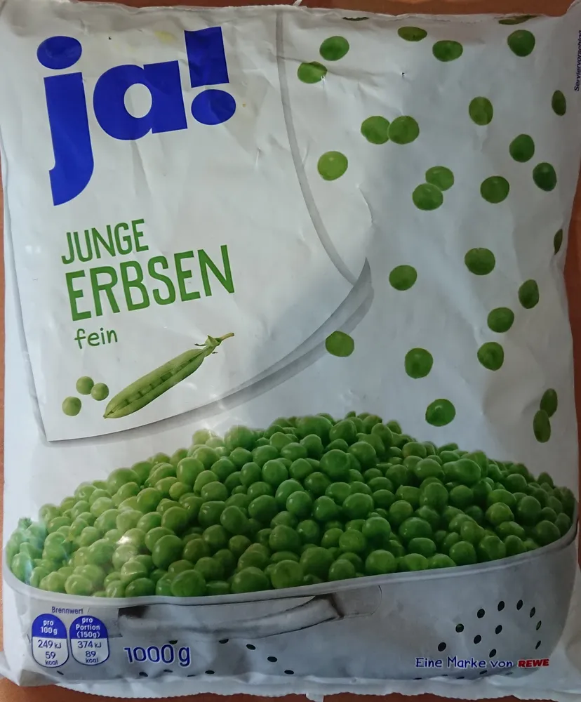 Junge Erbsen