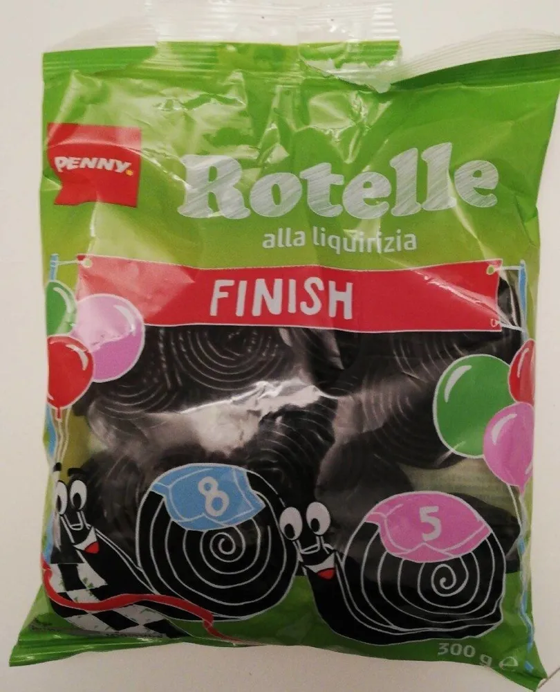 Rotelle alla liquirizia