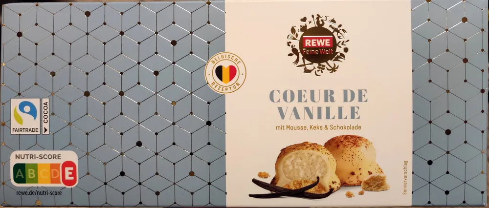 Coeur de vanille mit Mousse Kekse & Schokolade