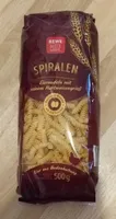 Spiralen Eiernudeln mit reinem Hartweizengriess