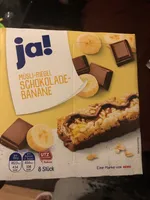 Müsli-Riegel Schokolade-Banane