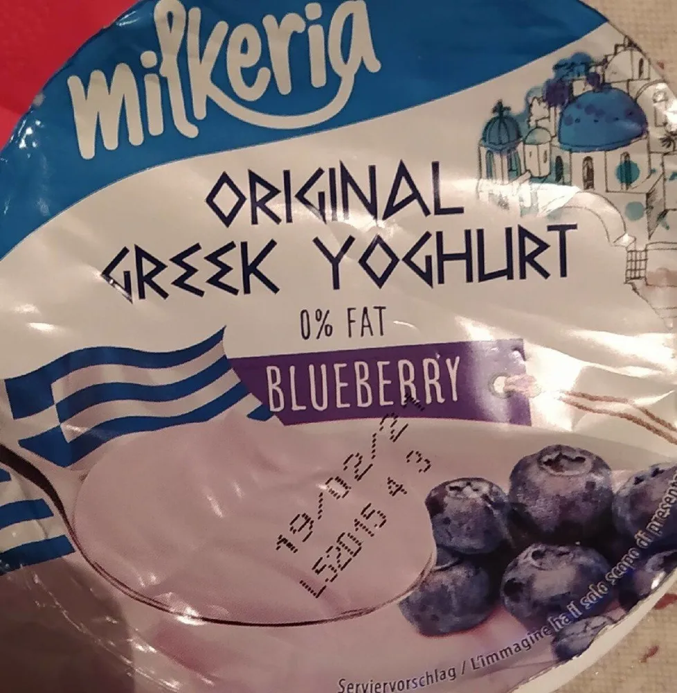 Original Greek yogurt - bluebarry