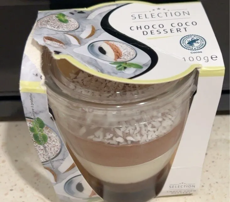 Choco coco dessert