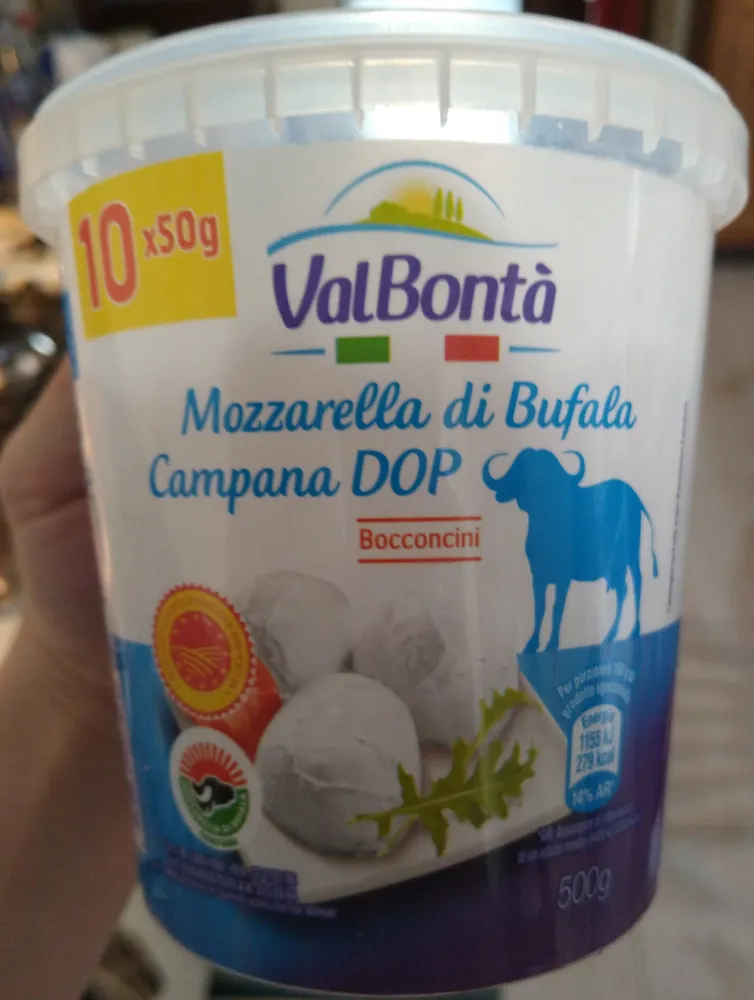 mozzarella di bufala campana DOP bocconcini