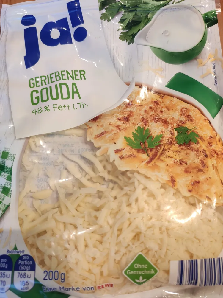 Geriebener Gouda