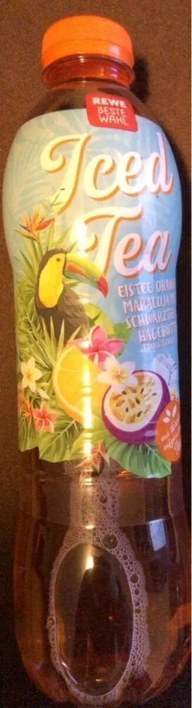 Iced Tea Eistee Orange-Maracuja mit Schwarztee & Hagebutte
