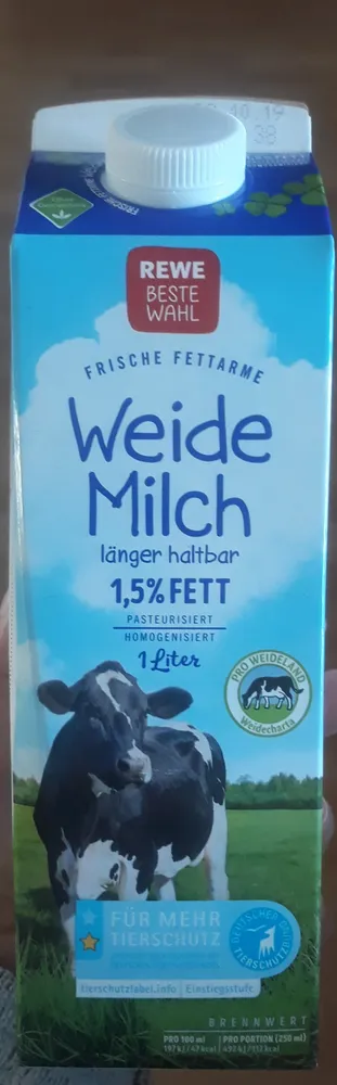 Weide Milch
