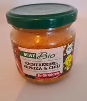 Bio-Streichcreme Kichererbse, Paprika, Chili