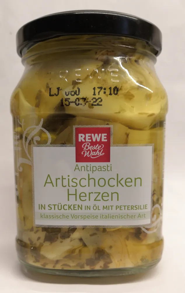 REWE Beste Wahl Artischockenherzen in Stücken in Öl mit Petersilie