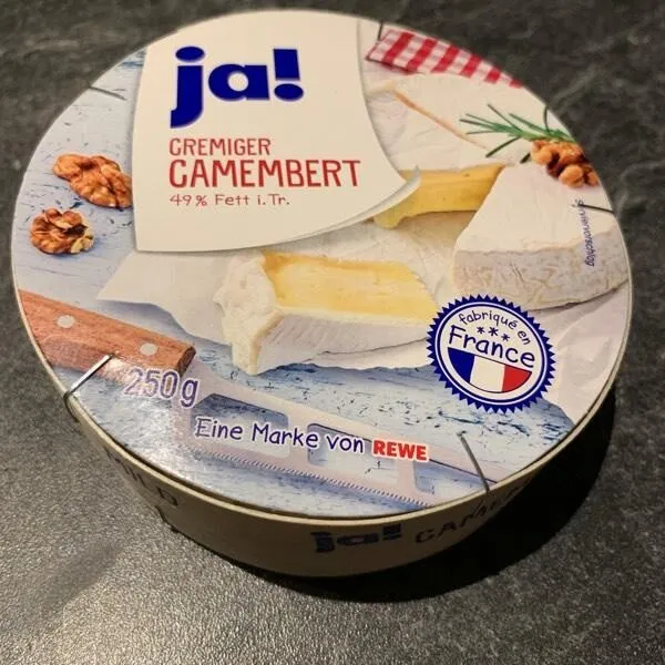 Cremiger camembert 49% Fett i. tr.