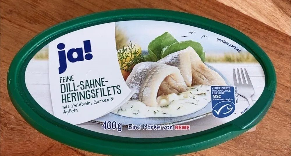Feine Dill-Sahne-Heringsfilets