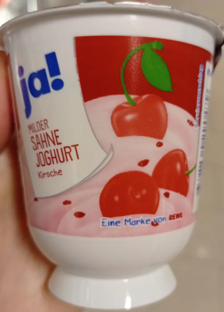 Milder Sahne Joghurt Kirsche