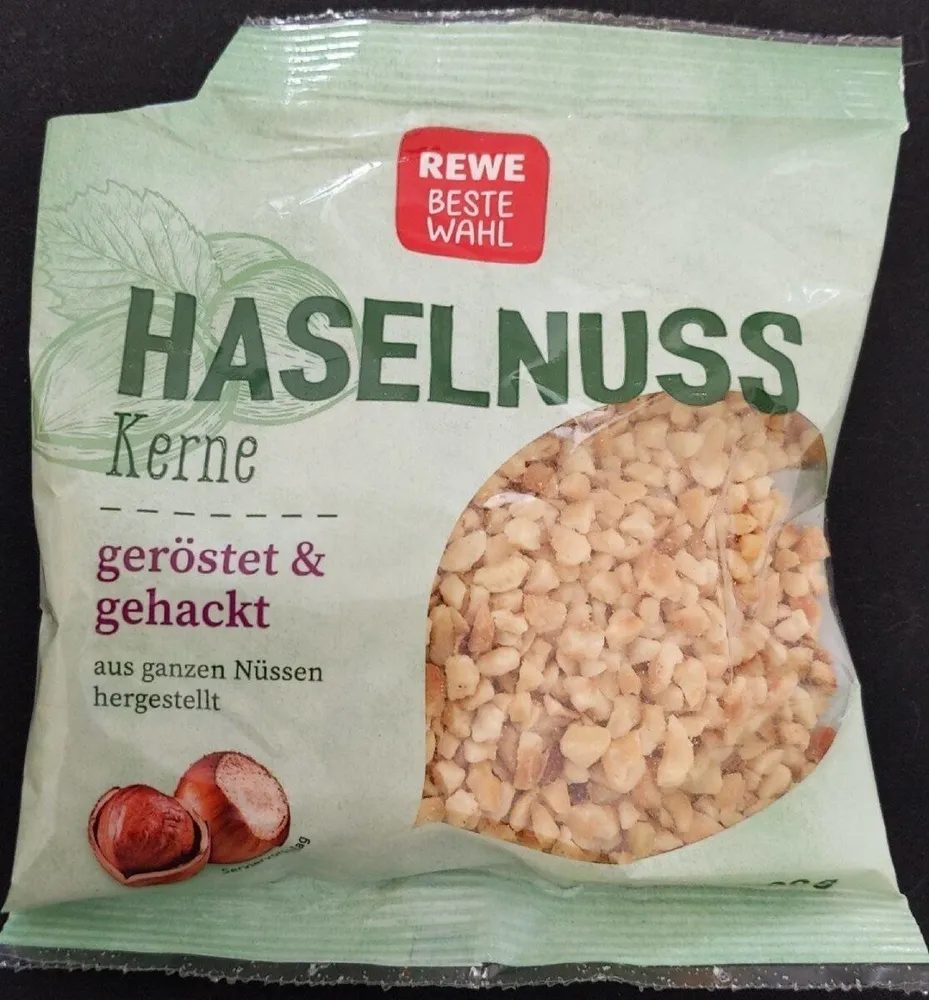 Haselnuss Kerne geröstet & gehackt