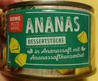 Obst - Ananas Dessertstücke