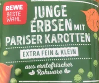 Junge Erbsen mit Pariser Karotten
