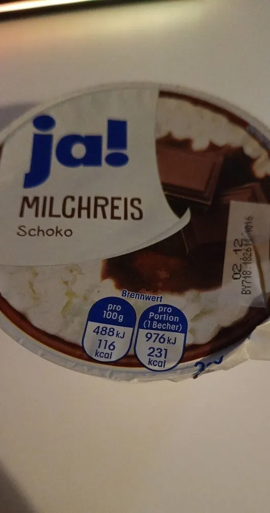 Milchreis Schoko