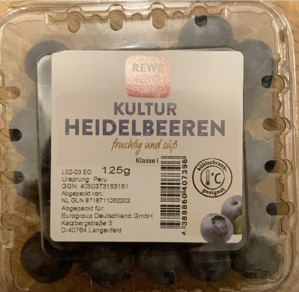 Kultur Heidelbeeren