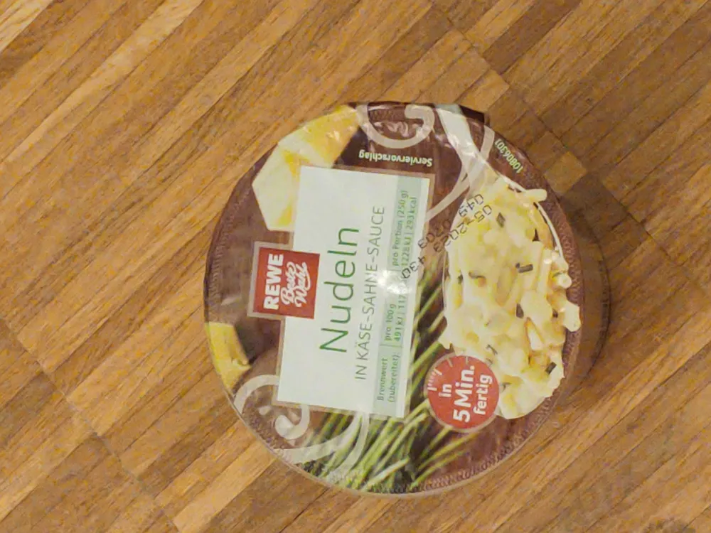 Nudeln in Käse-Sahne-Sauce